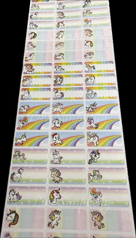 Personalised Name sticker M size 33pcs/set