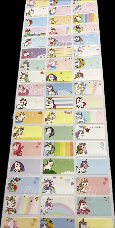 Personalised Name sticker M size 33pcs/set